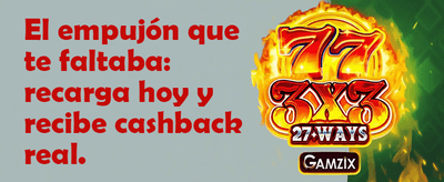 Bono de Bienvenida promotion banner